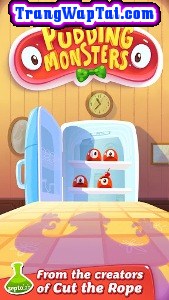 Game pudding monsters HD cho android, Game giải đố tr&iacute; tuệ vui nhộn tr&ecirc;n android